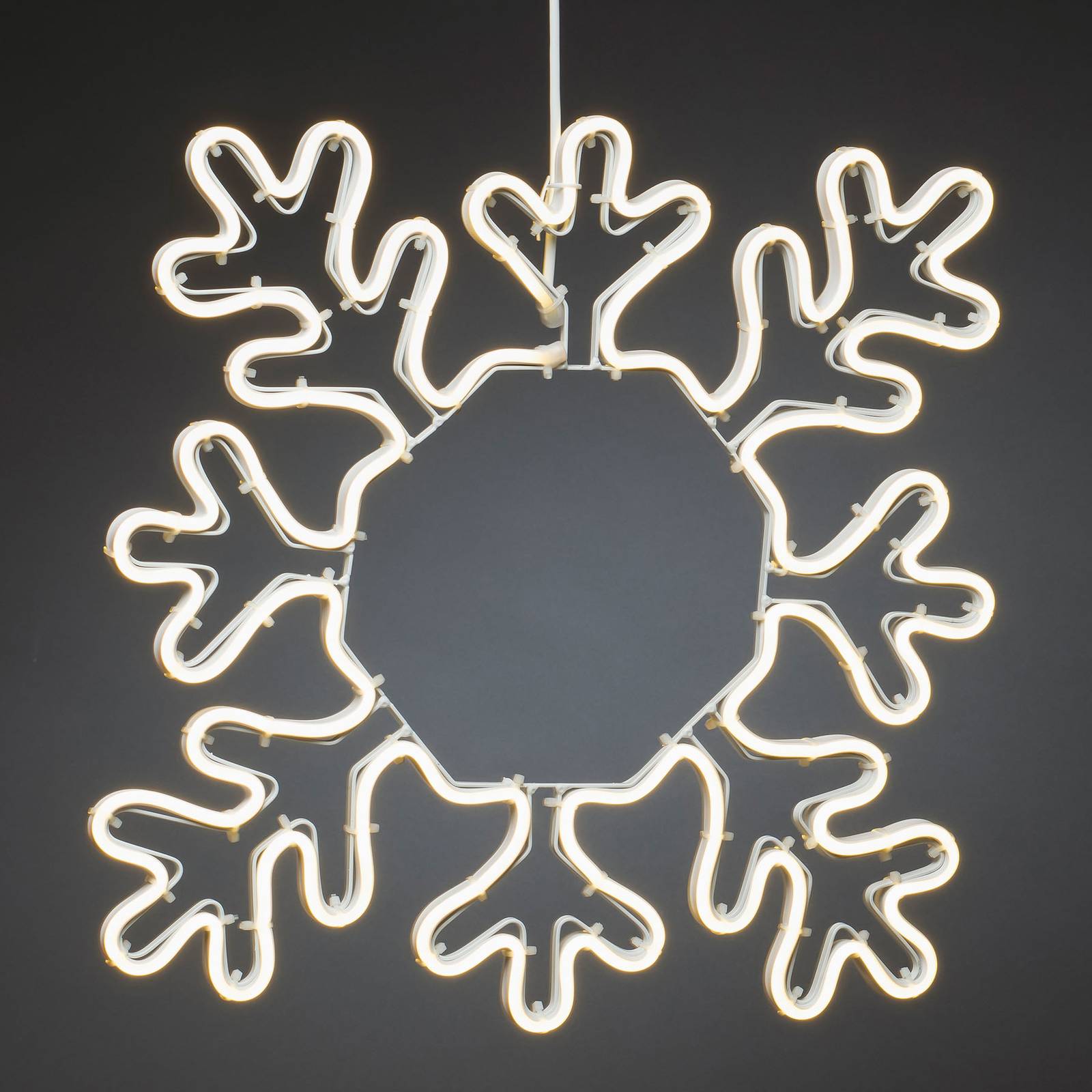 LED-Dekosilhouette Schneeflocke für außen von Konstsmide Christmas