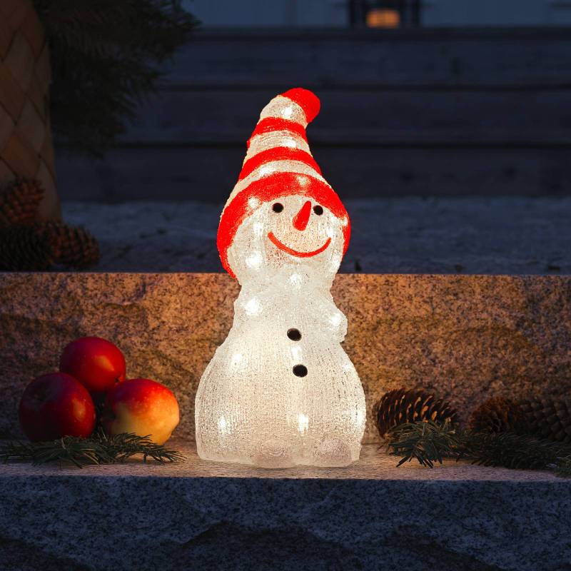LED-Leuchtfigur Schneemann für außen, IP44 von Konstsmide Christmas