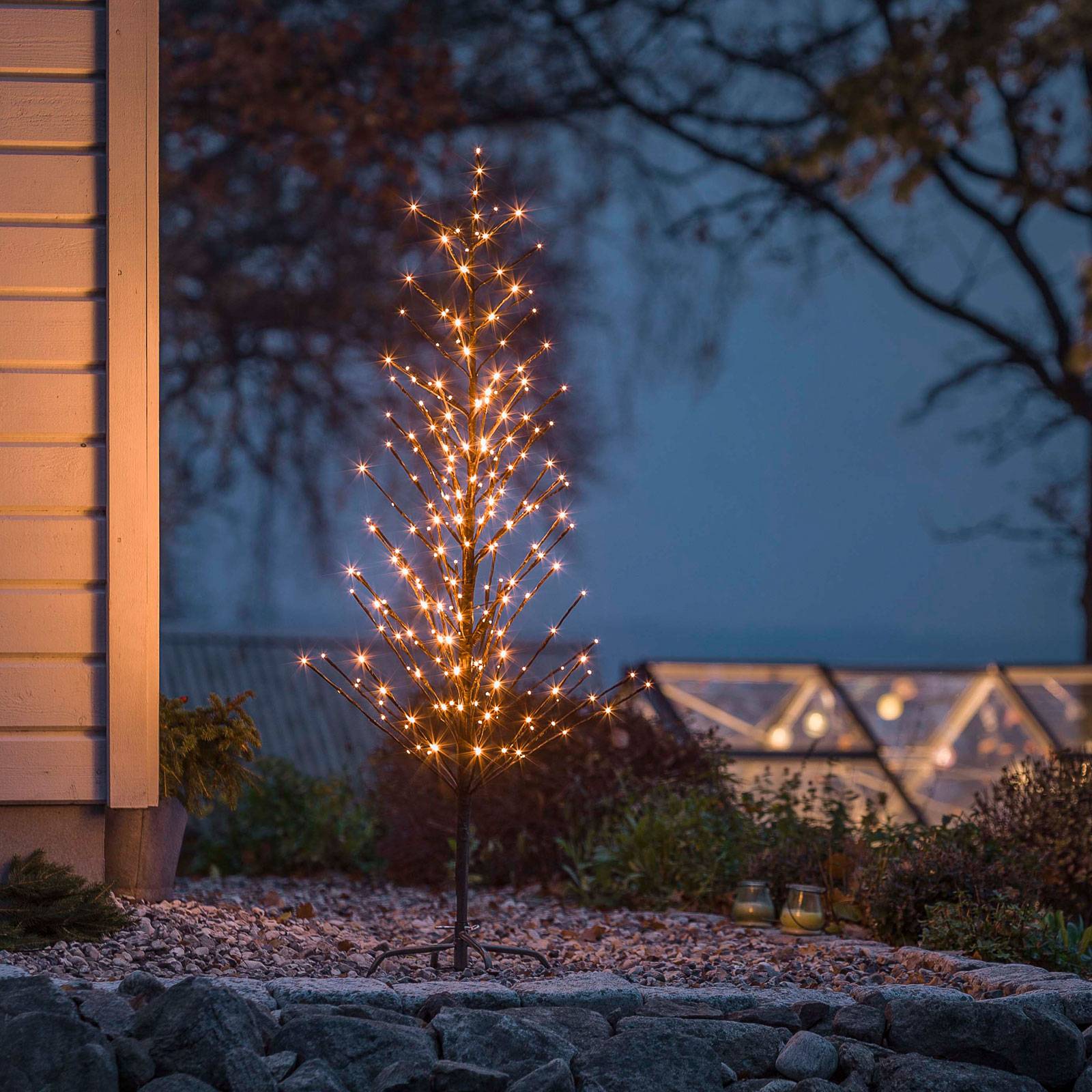 LED-Lichterbaum, schwarz, 150 cm von Konstsmide Christmas