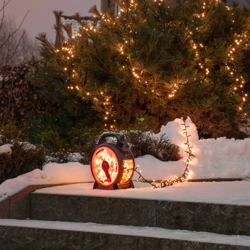 LED-Lichterkette Compact bernstein 200 LEDs 4,38m von Konstsmide Christmas