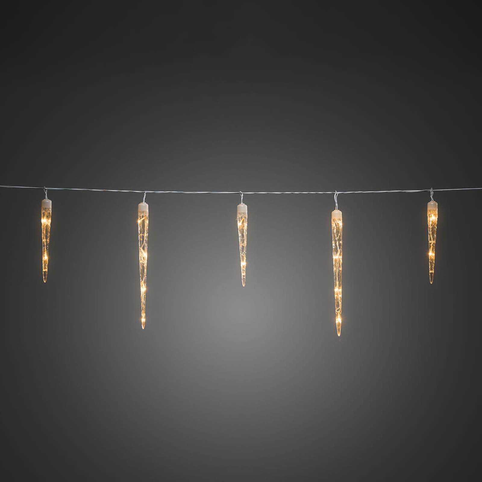 LED-Lichterkette Eiszapfen 500 cm von Konstsmide Christmas
