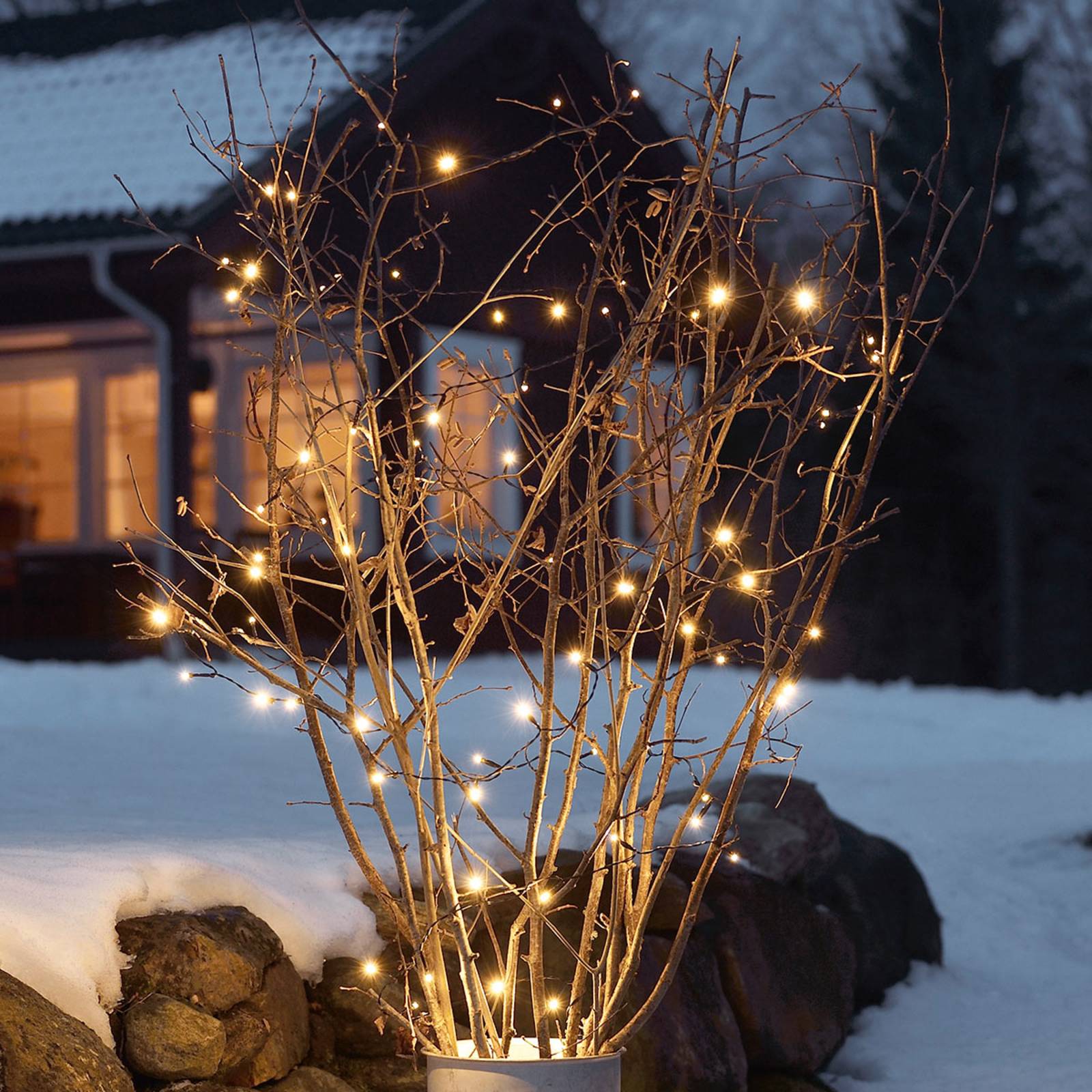 LED-Lichterkette Martin Dämmerungssensor 20-flg. von Konstsmide Christmas