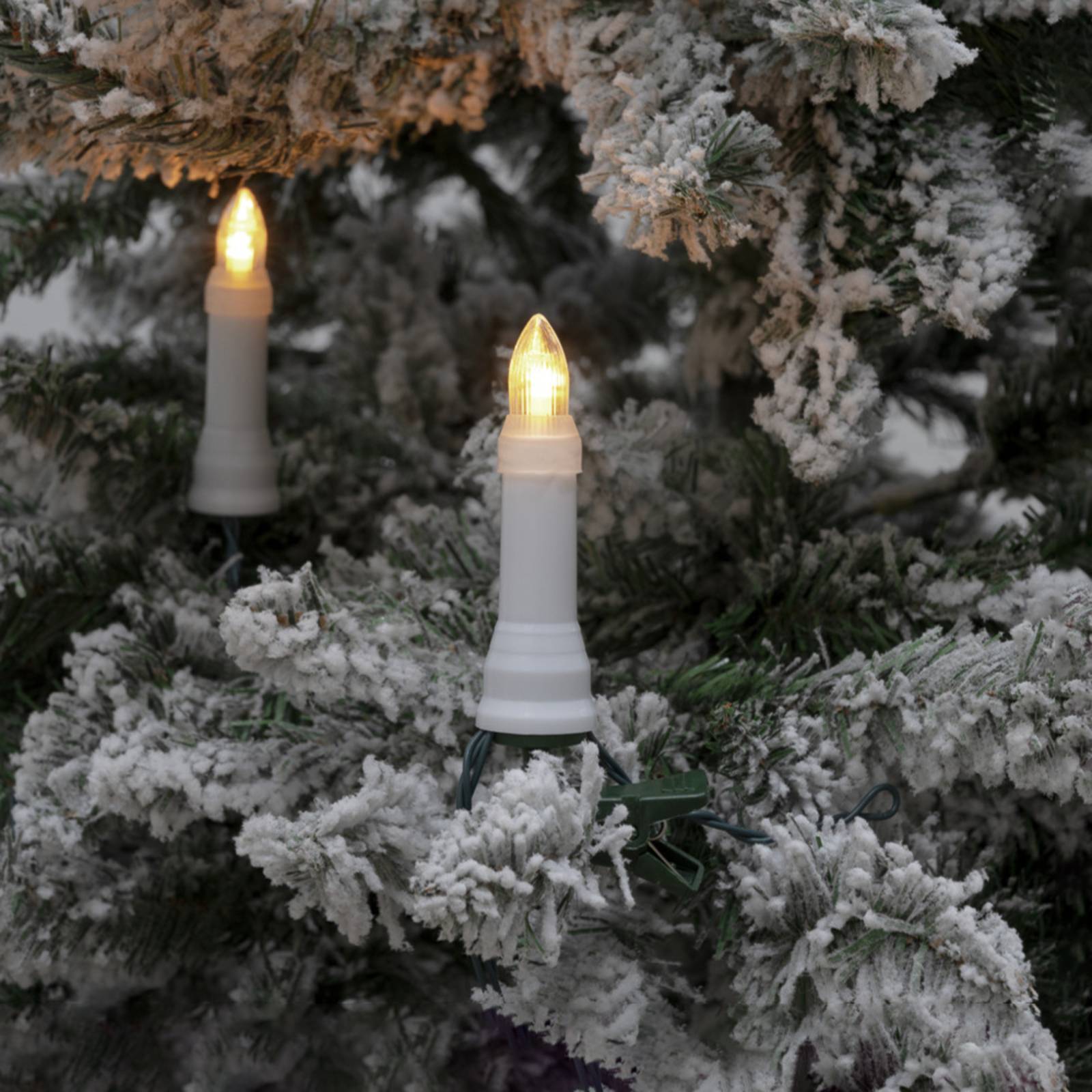 LED-Lichterkette Topbirnen IP44 amber 25-flammig LED-Lichterkette Topbirnen IP44 amber 25-flammig von Konstsmide Christmas
