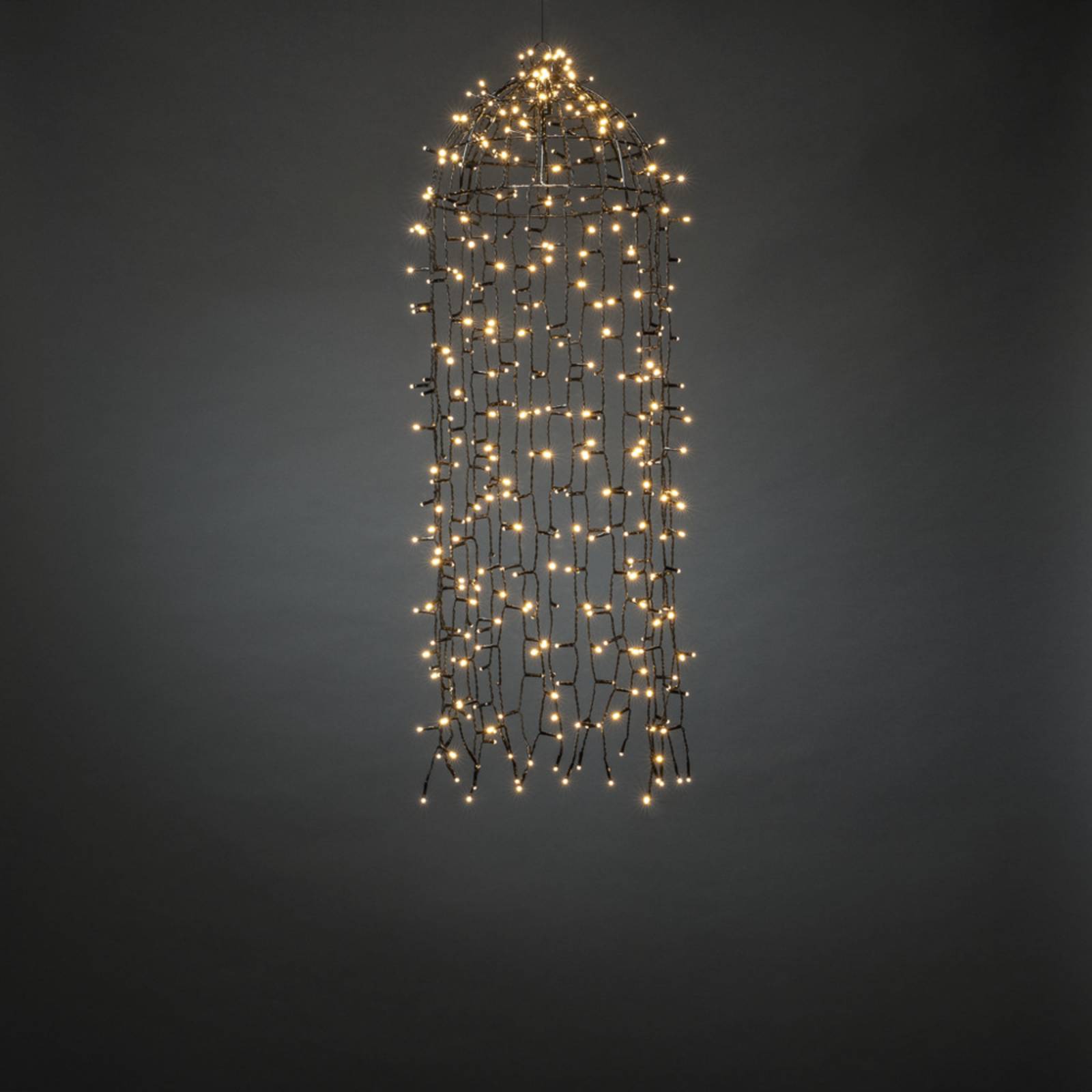 LED-Lichtervorhang Qualle 2.600K 400 LEDs 95x30cm von Konstsmide Christmas
