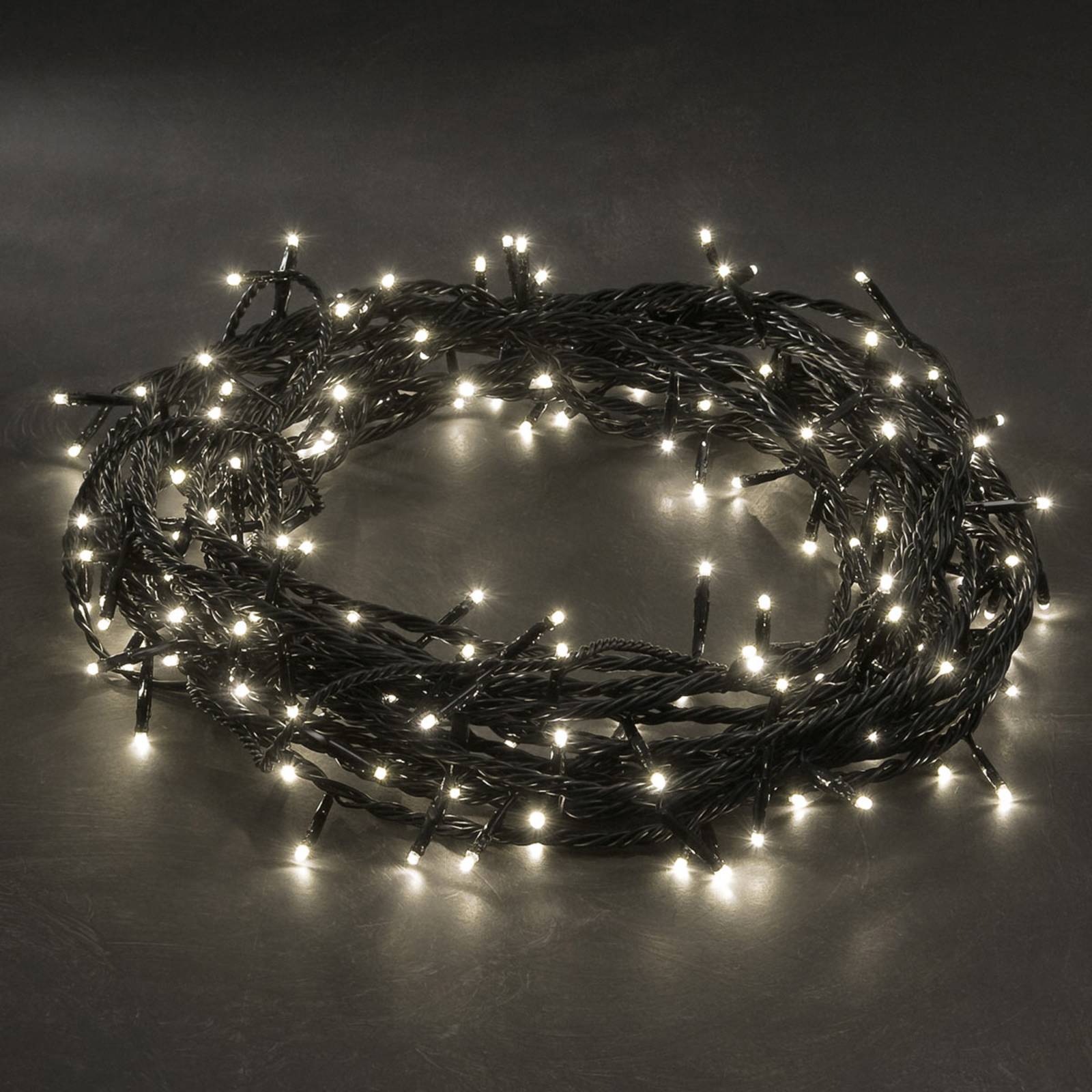 LED-Microlichterkette warmweiß 180-flammig 17,5m von Konstsmide Christmas
