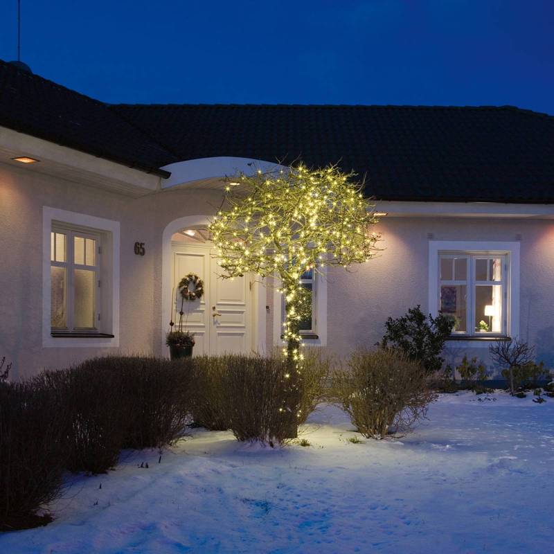 LED-Microlichterkette warmweiß 80-flammig 10,5m von Konstsmide Christmas