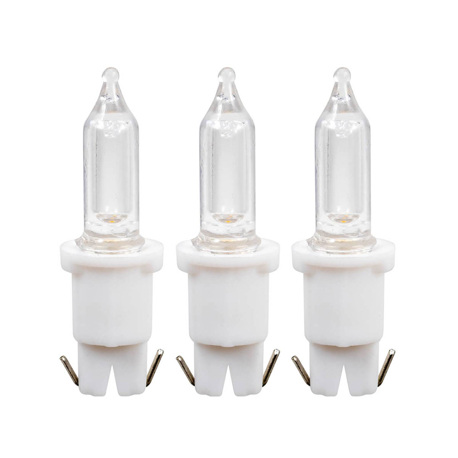 Push-in 0,06W 3V Ersatzlampen 3er Pack von Konstsmide Christmas