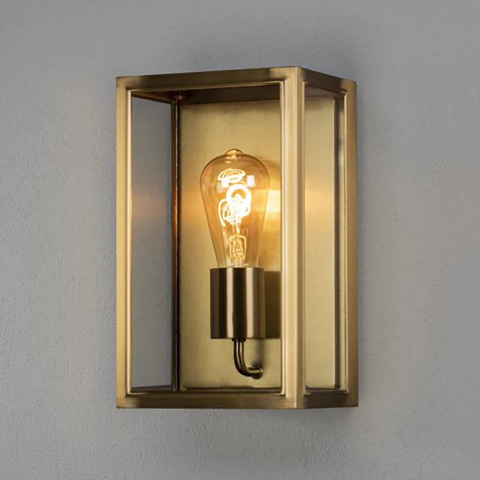 Außenwandlampe Carpi, messing, Breite 18cm Außenwandlampe Carpi, messing, Breite 18cm von Konstsmide