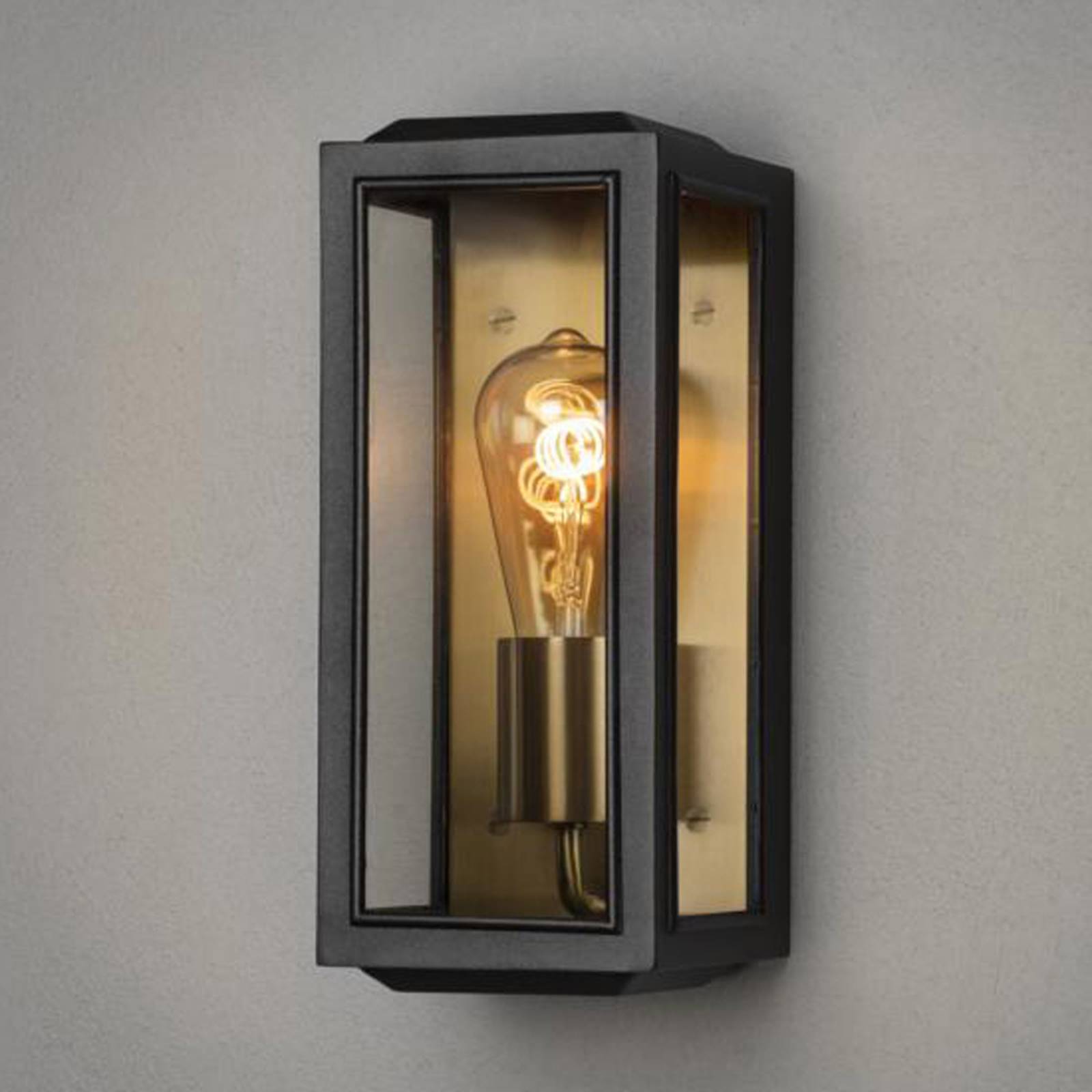 Außenwandlampe Carpi, schwarz, Breite 12,5cm Außenwandlampe Carpi, schwarz, Breite 12,5cm von Konstsmide