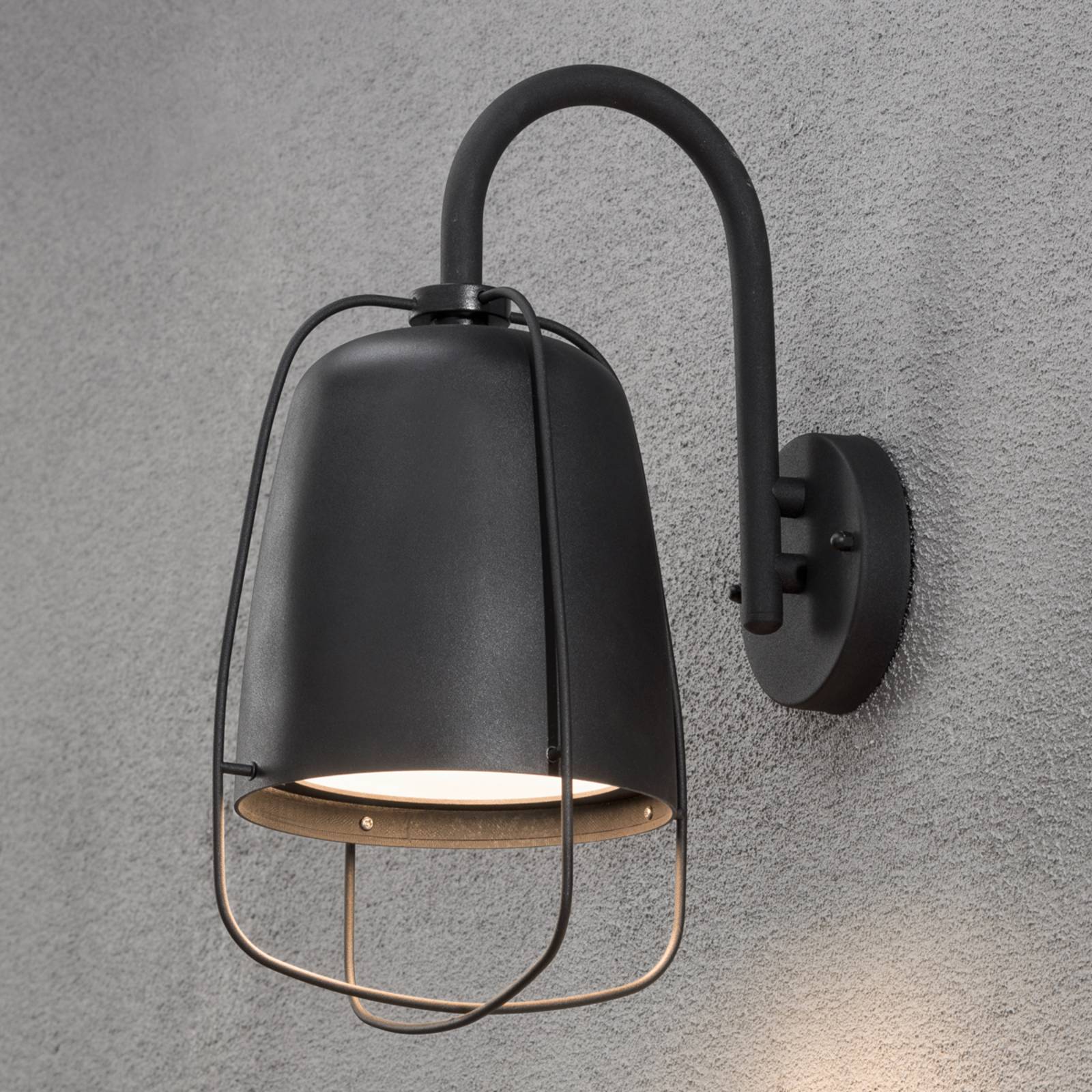 Außenwandlampe Perugia, schwarz von Konstsmide