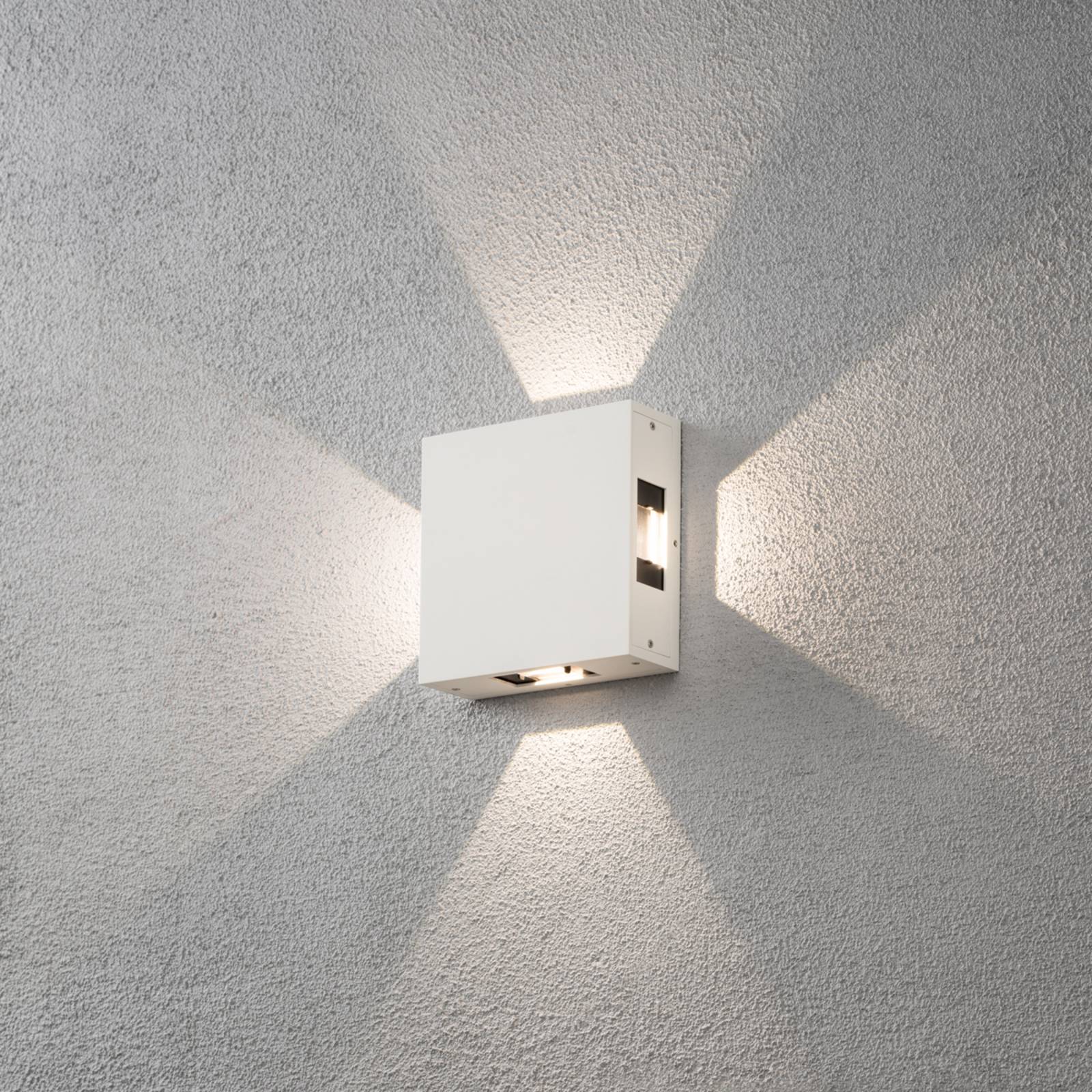 Cremona - LED-Außenwandleuchte, verstellbar, weiß Cremona - LED-Außenwandleuchte, verstellbar, weiß von Konstsmide