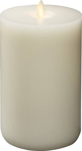 Konstsmide 1623-115 LED-Echtwachskerze Creme-Weiß Warmweiß (Ø x H) 96mm x 182mm von Konstsmide