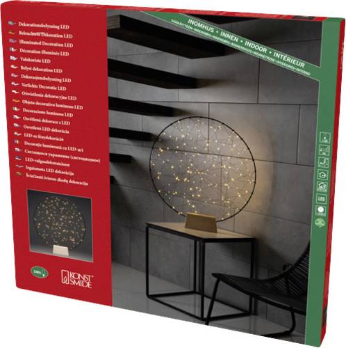 Konstsmide 1782-787 LED-Stehlampe LED EEK: F (A - G) Bernstein Schwarz von Konstsmide