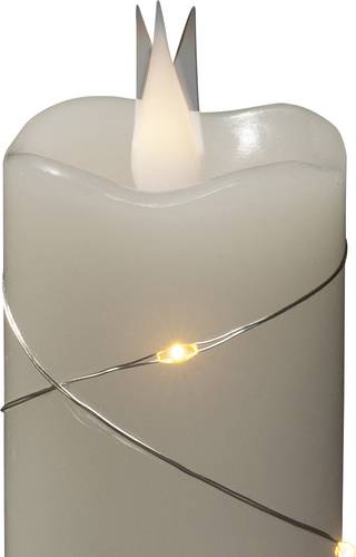 Konstsmide 1825-190 LED-Kerze Weiß Warmweiß (Ø x H) 50mm x 152mm von Konstsmide