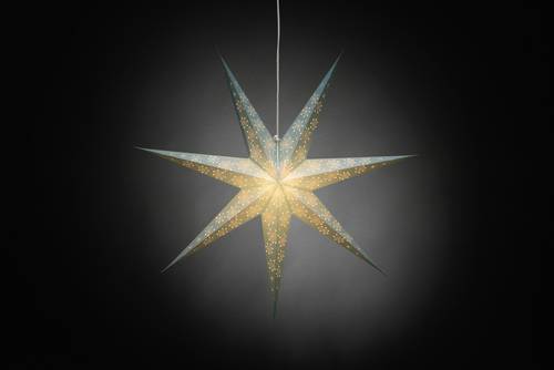 Konstsmide 2933-420 Weihnachtsstern Glühlampe, LED Blau mit ausgestanzten Motiven, mit Schalter Konstsmide 2933-420 Weihnachtsstern Glühlampe, LED Blau mit ausgestanzten Motiven, mit Schalter von Konstsmide