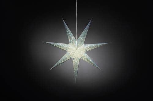 Konstsmide 2982-400 Weihnachtsstern Glühlampe, LED Blau bestickt, mit ausgestanzten Motiven, mit Sc Konstsmide 2982-400 Weihnachtsstern Glühlampe, LED Blau bestickt, mit ausgestanzten Motiven, mit Sc von Konstsmide