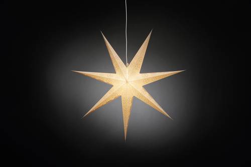Konstsmide 2990-250 Weihnachtsstern Glühlampe, LED Weiß mit ausgestanzten Motiven, mit Schalter Konstsmide 2990-250 Weihnachtsstern Glühlampe, LED Weiß mit ausgestanzten Motiven, mit Schalter von Konstsmide