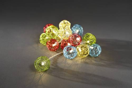 Konstsmide 3176-503 Motiv-Lichterkette Kugeln Innen batteriebetrieben Anzahl Leuchtmittel 16 LED War Konstsmide 3176-503 Motiv-Lichterkette Kugeln Innen batteriebetrieben Anzahl Leuchtmittel 16 LED War von Konstsmide