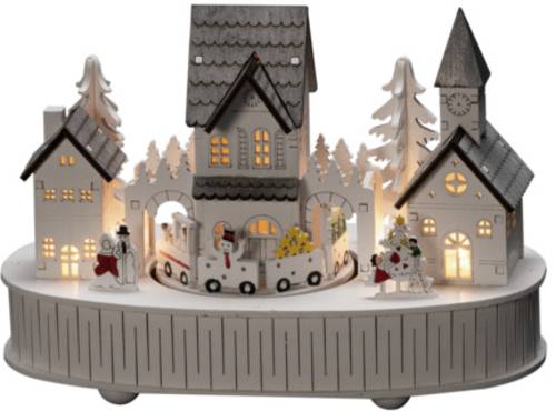 Konstsmide 3269-210 LED-Silhouette Haus, Kirche Warmweiß LED Weiß mit Musik, Timer Konstsmide 3269-210 LED-Silhouette Haus, Kirche Warmweiß LED Weiß mit Musik, Timer von Konstsmide