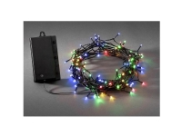 Konstsmide 3733-500 Mikro-Lichterkette Exterior Batteriebetrieben Anzahl der Glühbirnen 240 LED (RGB) Mehrfarbig Beleuchtet Länge: 24 m von Konstsmide