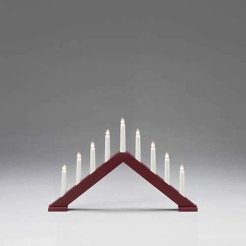 Konstsmide 3984-525 Schwibbogen Pyramide Warmweiß Glühlampe Dunkelrot Konstsmide 3984-525 Schwibbogen Pyramide Warmweiß Glühlampe Dunkelrot von Konstsmide
