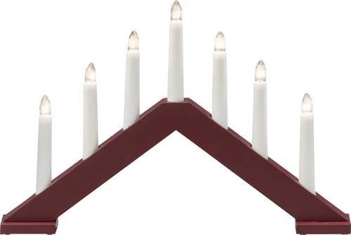 Konstsmide 3985-525 Schwibbogen Pyramide Warmweiß LED Dunkelrot Konstsmide 3985-525 Schwibbogen Pyramide Warmweiß LED Dunkelrot von Konstsmide