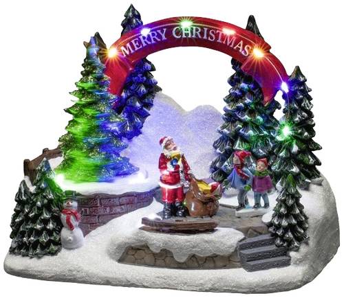 Konstsmide 4244-000 Weihnachtsmann mit Kind Mehrfarbig LED Bunt mit Schalter, mit Musik Konstsmide 4244-000 Weihnachtsmann mit Kind Mehrfarbig LED Bunt mit Schalter, mit Musik von Konstsmide