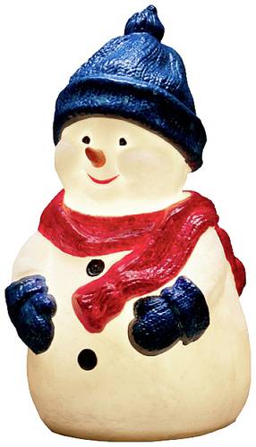 Konstsmide 4249-000 Acryl-Figur Schneemann Warmweiß LED Weiß von Konstsmide