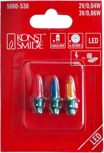 Konstsmide 5060-530 Ersatzbirne für Lichterketten 1 St. Grüne Steckfassung 2 V, 3V RGB von Konstsmide