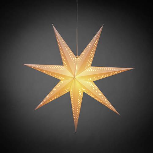 Konstsmide 5931-200 Weihnachtsstern Stern Weiß mit Schalter von Konstsmide