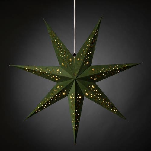 Konstsmide 5951-900 Weihnachtsstern Stern LED Grün von Konstsmide