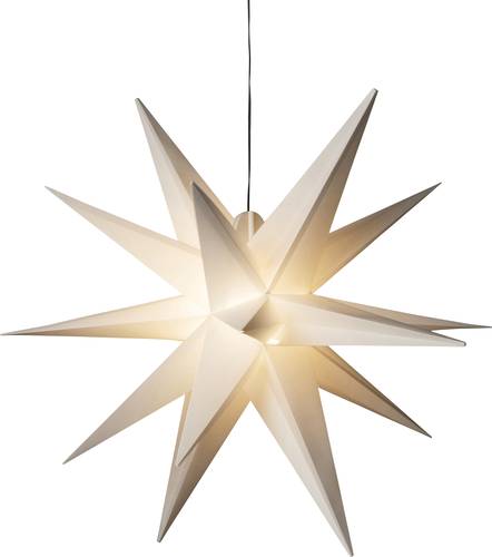 Konstsmide 5971-200 Weihnachtsstern Stern Warmweiß LED Weiß EEK: G (A - G) von Konstsmide