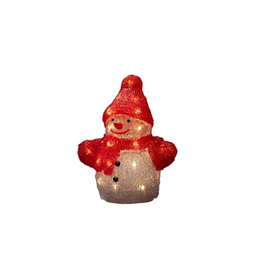 Konstsmide 6226-103 Acryl-Figur Schneemann Warmweiß LED Warmweiß von Konstsmide
