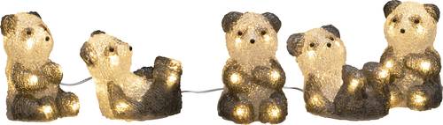 Konstsmide 6234-103 Acryl-Figur EEK: F (A - G) Pandabären Warmweiß LED Weiß von Konstsmide