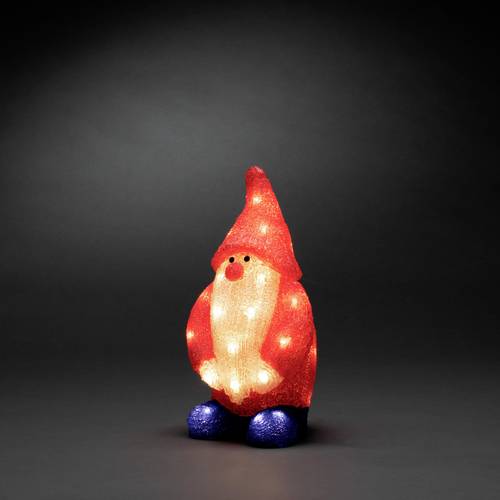 Konstsmide 6242-103 Acryl-Figur EEK: G (A - G) Weihnachtsmann Warmweiß LED Rot, Weiß von Konstsmide