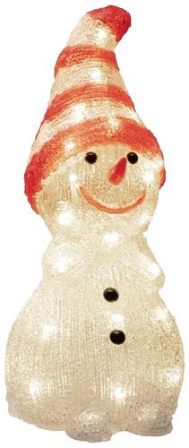 Konstsmide 6249-103 Acryl-Figur EEK: G (A - G) Schneemann Warmweiß LED Warmweiß von Konstsmide