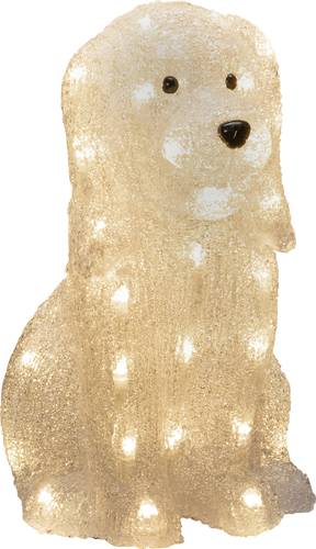 Konstsmide 6299-103 Acryl-Figur EEK: F (A - G) Hund Warmweiß LED Weiß von Konstsmide
