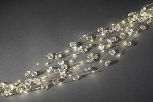 Konstsmide 6391-180 LED-Lametta Diamanten Warmweiß LED von Konstsmide
