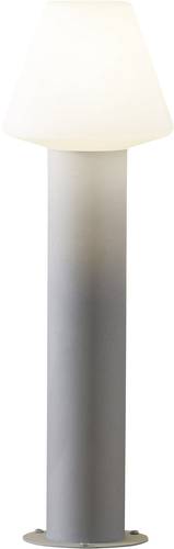 Konstsmide 7272-302 Barletta Außenstandleuchte Energiesparlampe E27 18W Acrylglas matt, Grau von Konstsmide