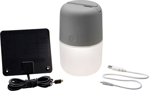 Konstsmide Assisi 7805-202 Solar-Tischlampe 1W Warmweiß Weiß von Konstsmide