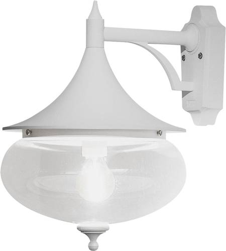 Konstsmide Libra 581-250 Außenwandleuchte Energiesparlampe, LED E27 100W Weiß von Konstsmide