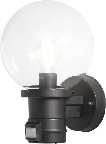 Konstsmide Nemi Move 7321-750 Außenwandleuchte mit Bewegungsmelder Energiesparlampe, LED E27 60W Sc von Konstsmide