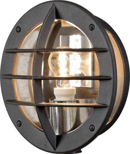 Konstsmide Oden 516-750 Außenwandleuchte Energiesparlampe, LED E27 60W Schwarz von Konstsmide