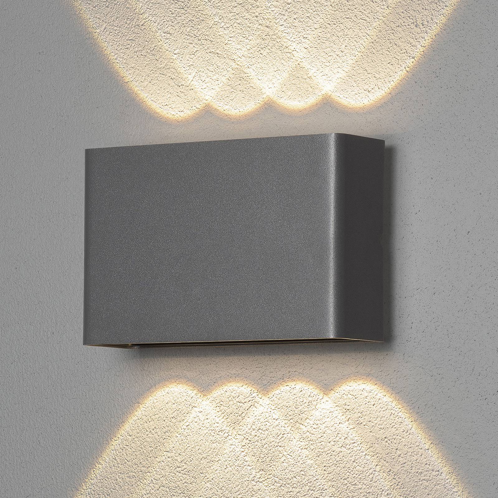 LED-Außenwandleuchte Chieri, 8-flammig, anthrazit von Konstsmide