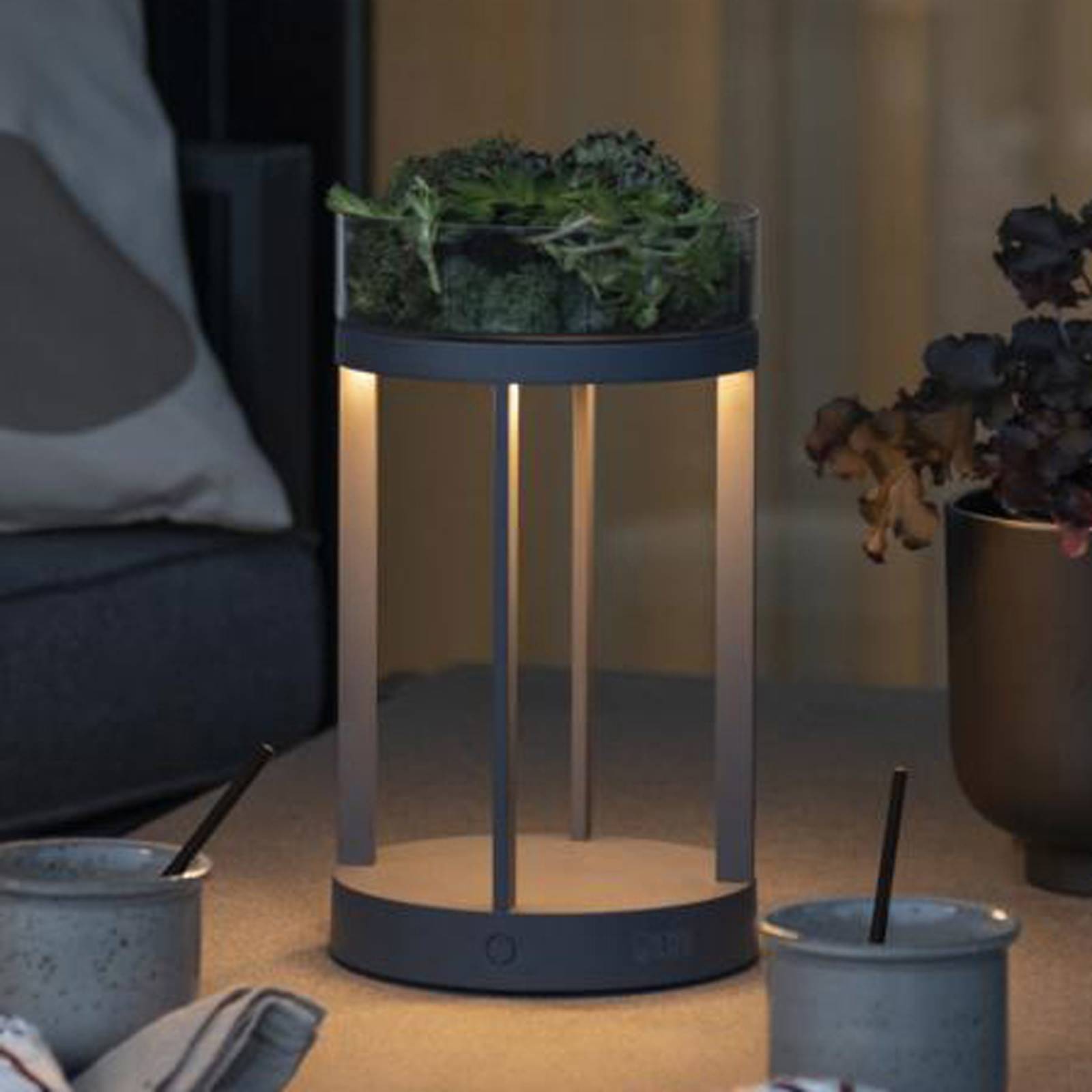 LED-Dekoleuchte Chieti USB, grau LED-Dekoleuchte Chieti USB, grau von Konstsmide