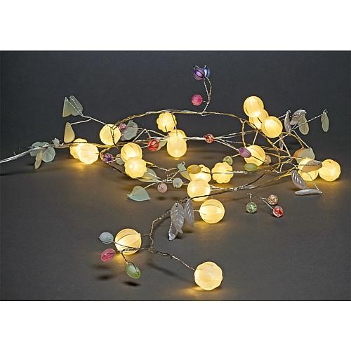 LED Dekolichterkette mit grünen Blättern u. Beeren 3213-503 LED Dekolichterkette mit grünen Blättern u. Beeren 3213-503 von Konstsmide