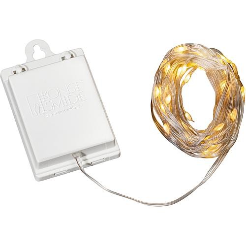 LED Lichterkette 80 bernsteinfarbene LED außen 3764-803 von Konstsmide