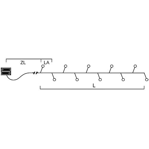 LED-Lichterkette außen 480 flg. warmw. schwarzes Kabel, batteriebetr. 3731-100 LED-Lichterkette außen 480 flg. warmw. schwarzes Kabel, batteriebetr. 3731-100 von Konstsmide