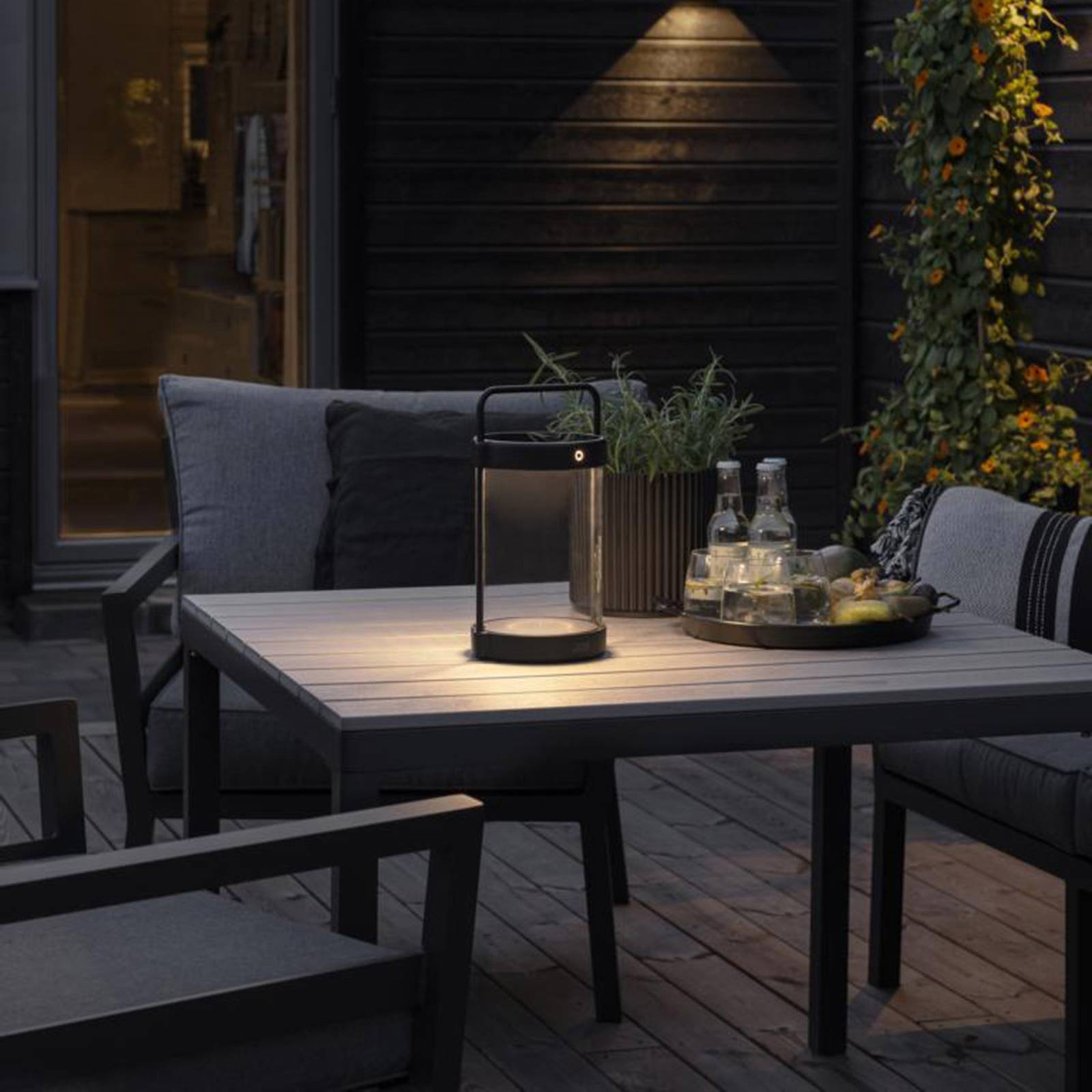LED-Solarlaterne Crotone, dimmbar, USB LED-Solarlaterne Crotone, dimmbar, USB von Konstsmide