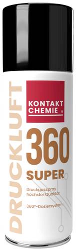 Kontakt Chemie DRUCKLUFT 360 SUPER 33187-DE Druckluftspray nicht brennbar 200ml von Kontakt Chemie